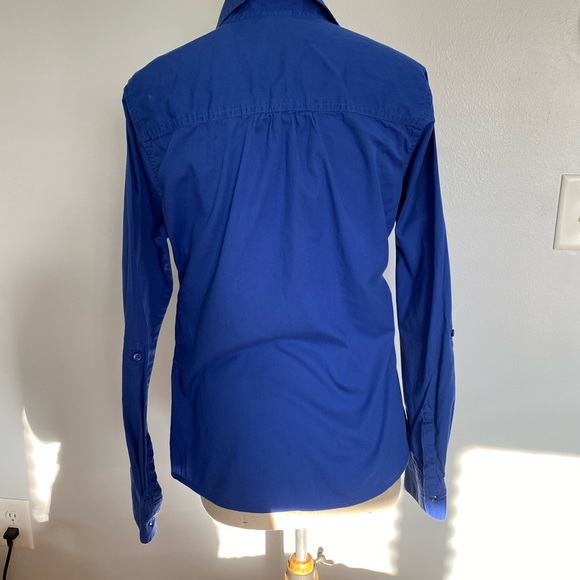 Royal blue button down shirt - Picture 5 of 5